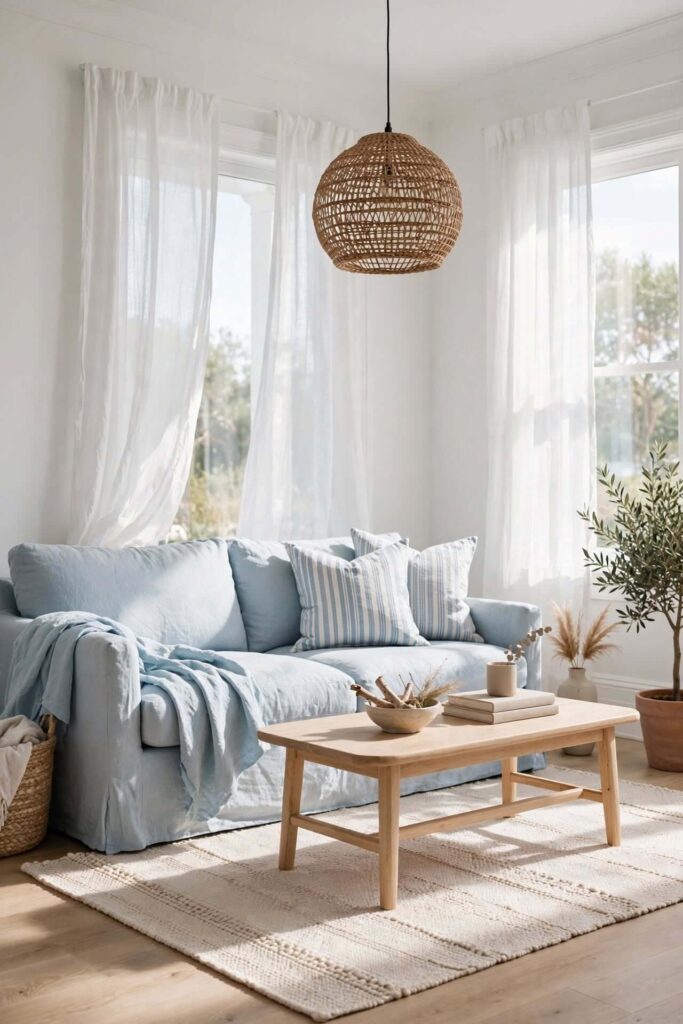 Use Crisp White for a Fresh Coastal Feel