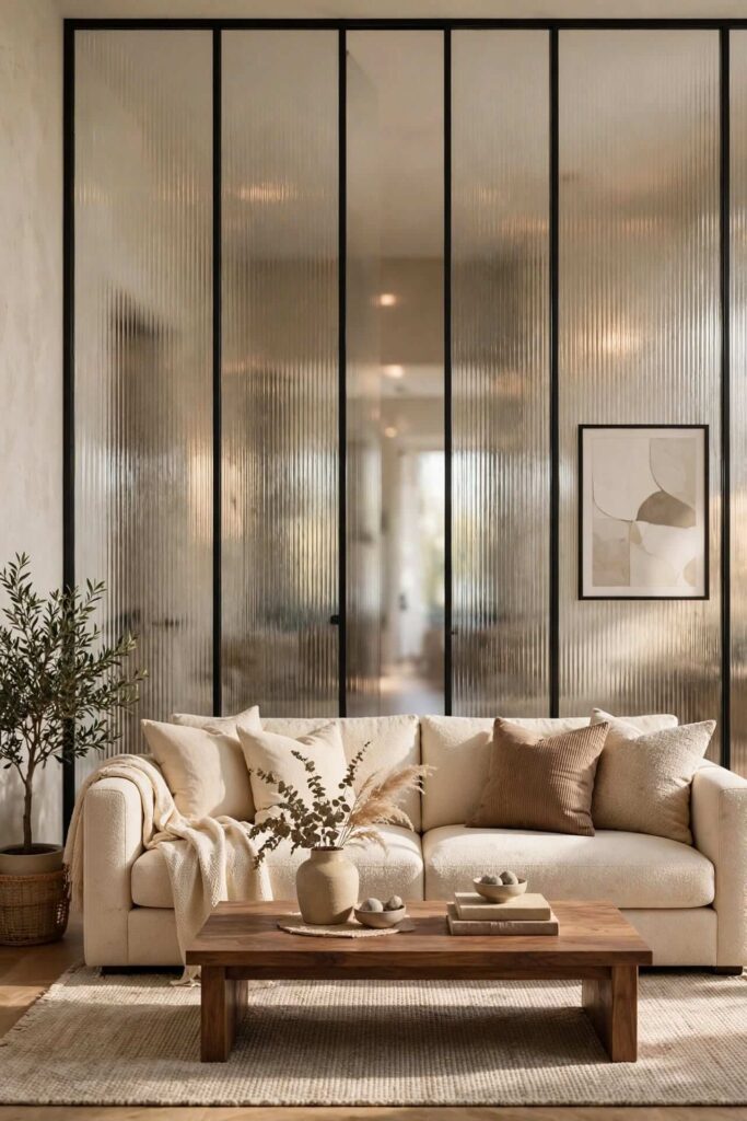 Open Shelving as a Room Divider