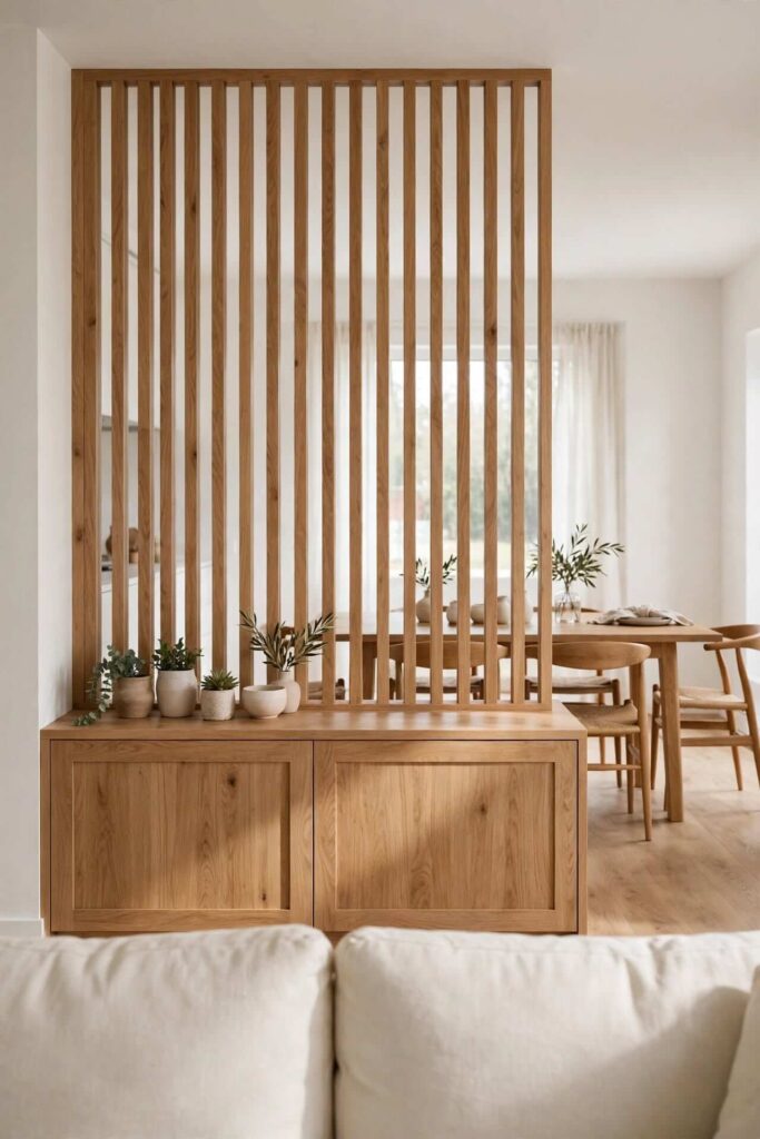  Half-Height Slatted Divider