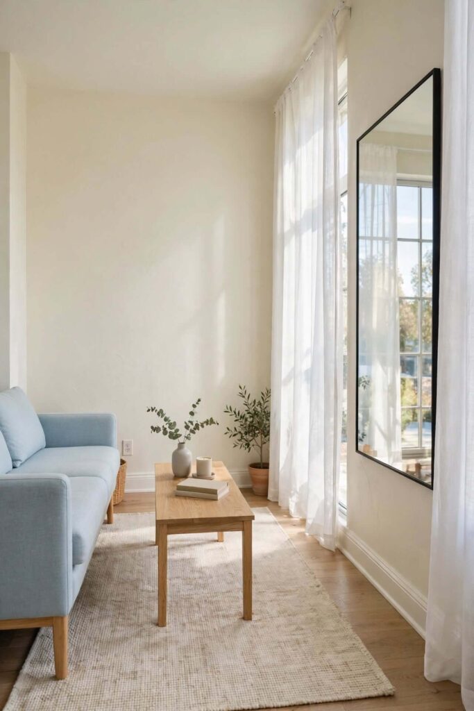 Make a Small Room Feel Airier