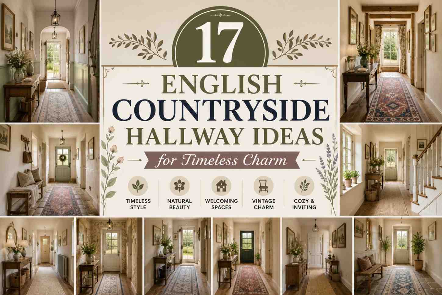 17 English Countryside Hallway Ideas for Timeless Charm