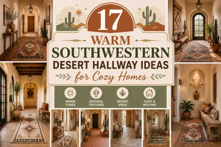 17 Warm Southwestern Desert Hallway Ideas for Cozy Homes