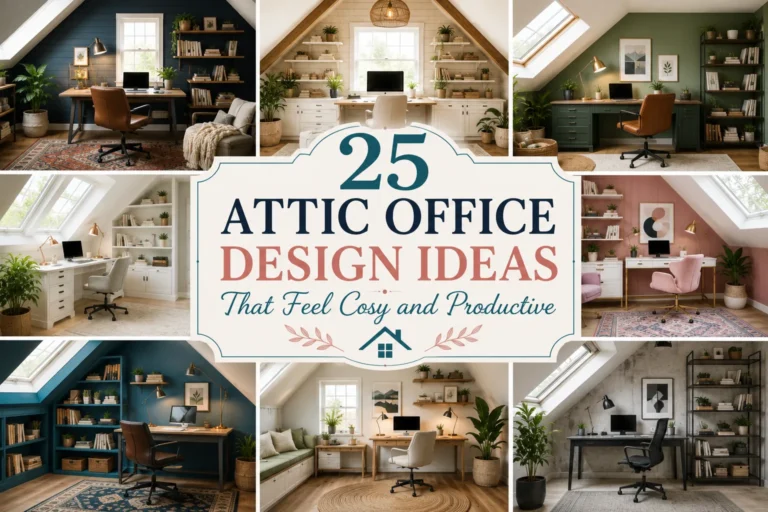 Attic Office Design Ideas