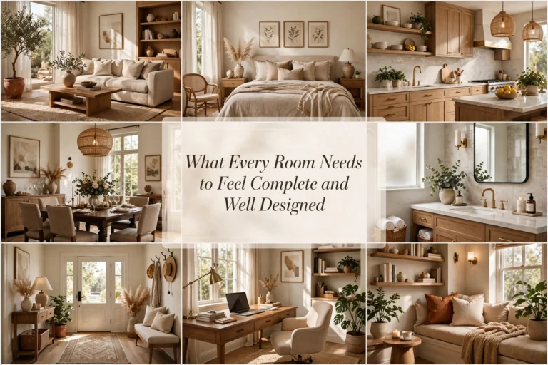 What Every Room Needs to Feel Complete and Well Designed