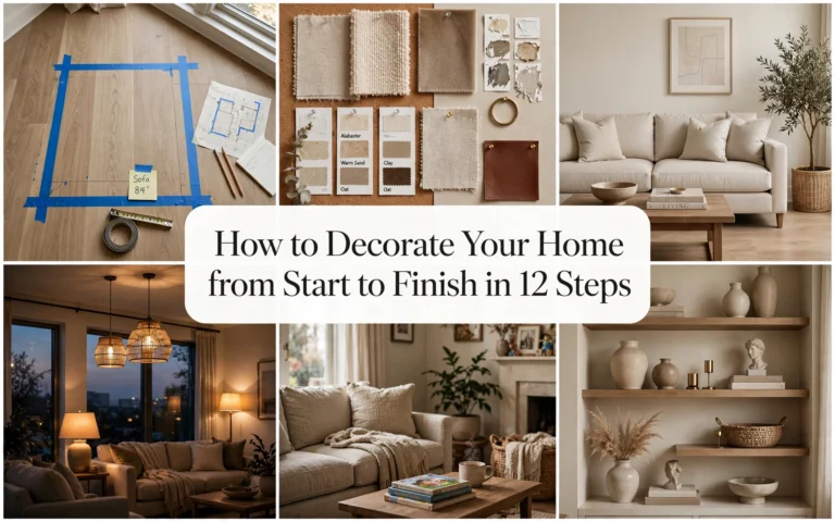 How to Decorate Your Home from Start to Finish