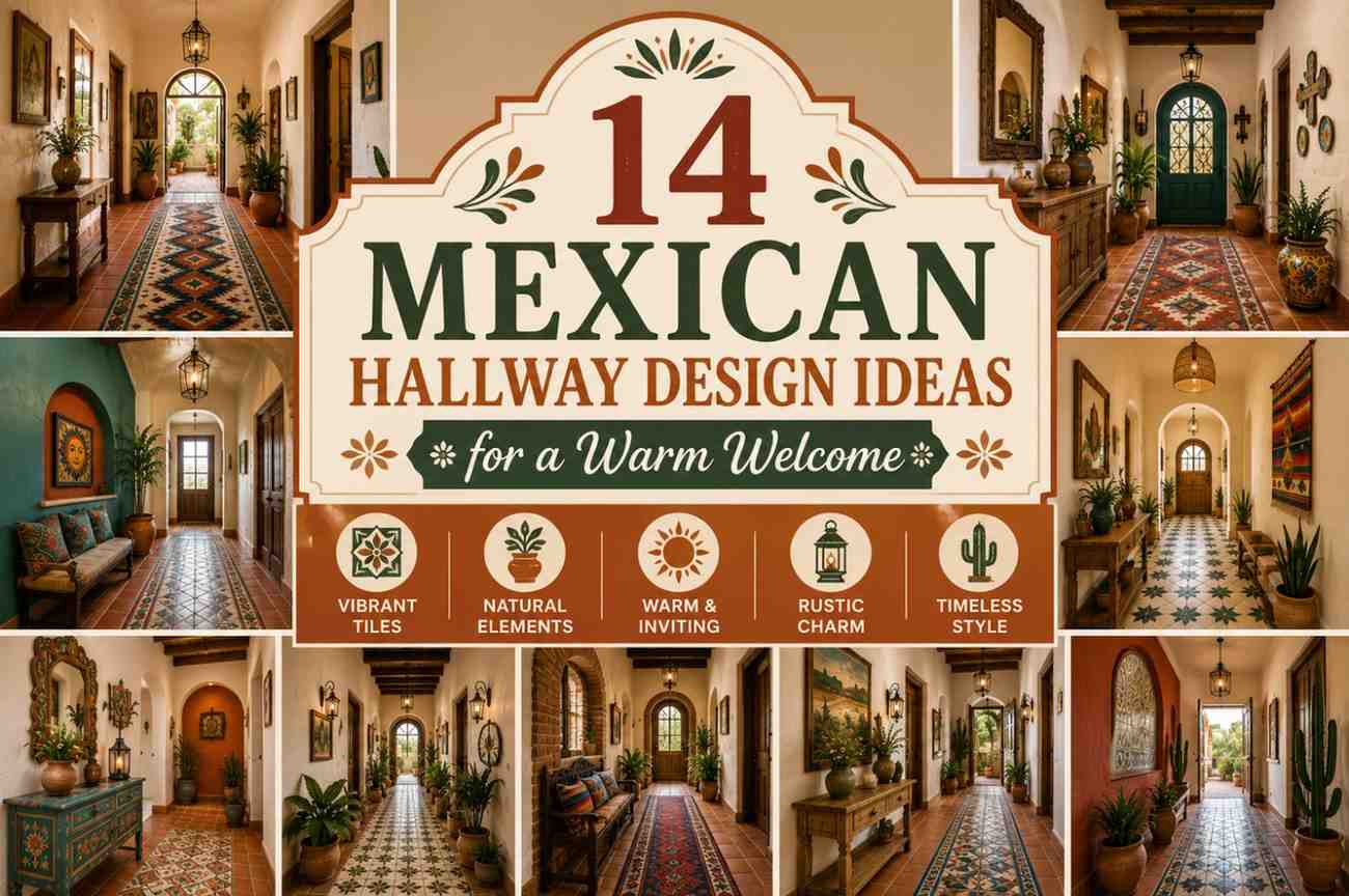 14 Mexican Hallway Design Ideas for a Warm Welcome
