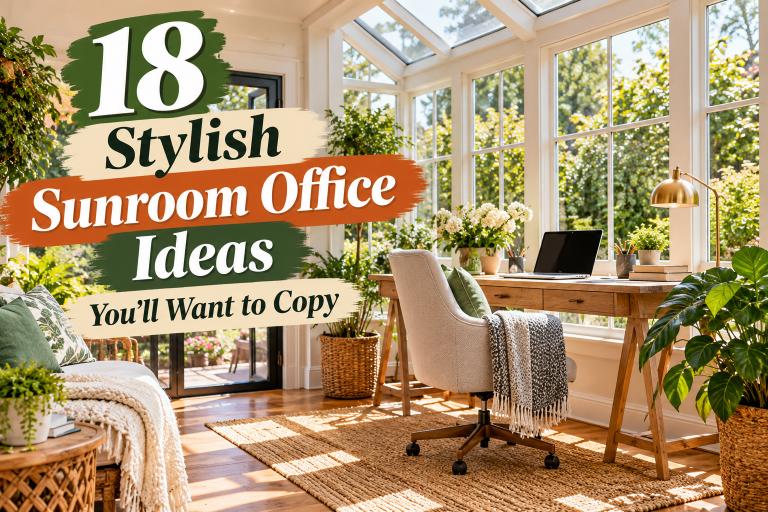 Stylish Sunroom Office Ideas