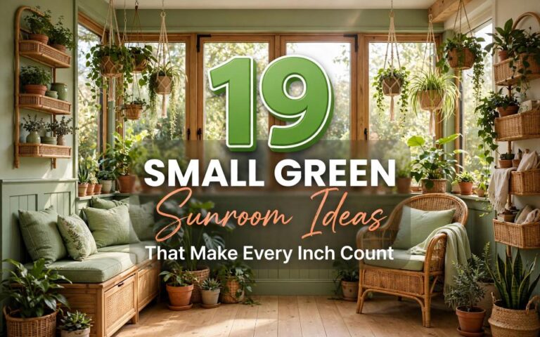 Small Green Sunroom Ideas