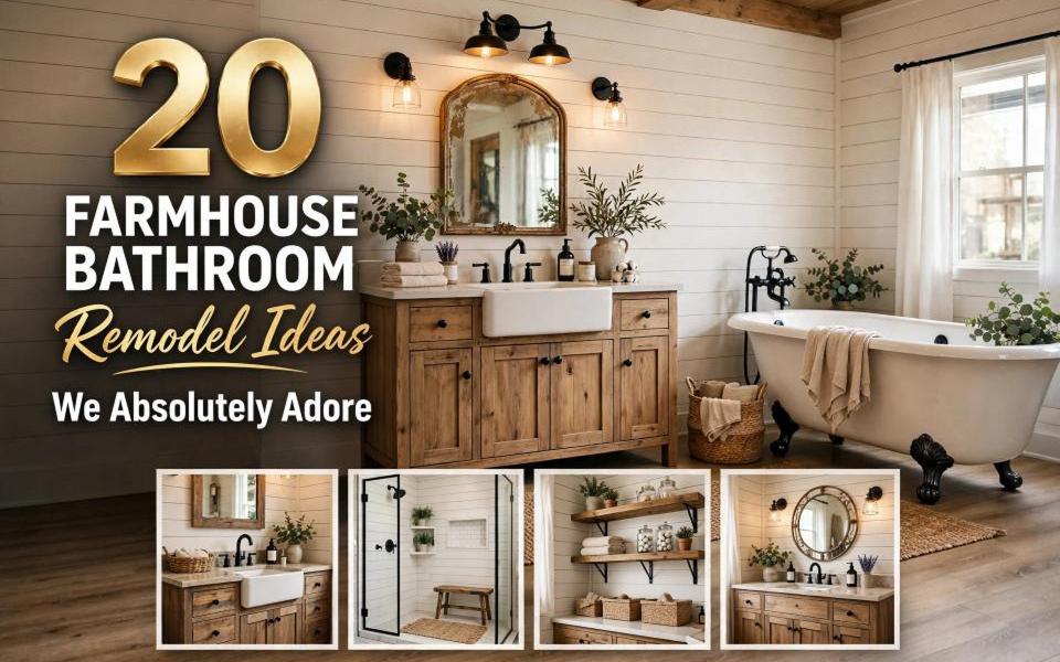 Farmhouse Bathroom Remodel Ideas