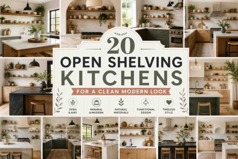 20 Open Shelving Kitchens for a Clean Modern Look