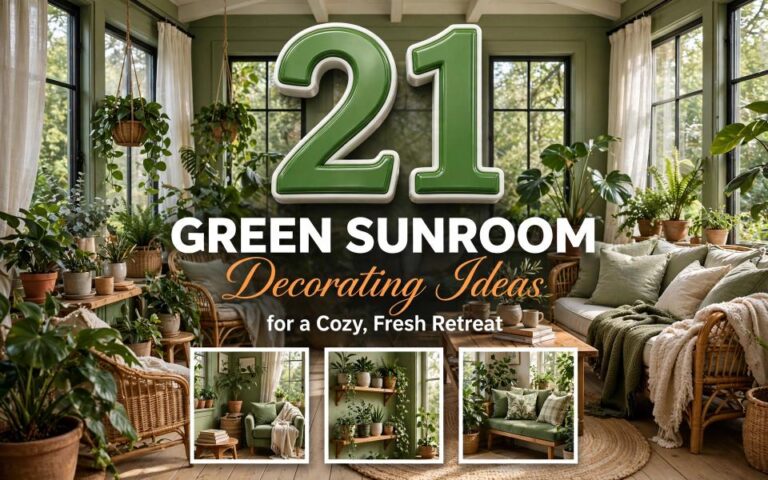Green Sunroom Decorating Ideas