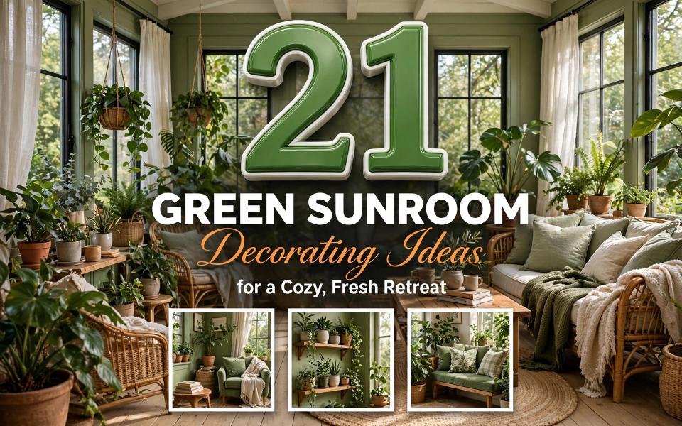 Green Sunroom Decorating Ideas