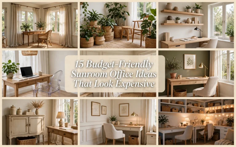 Budget-Friendly Sunroom Office Ideas That Look Expensive