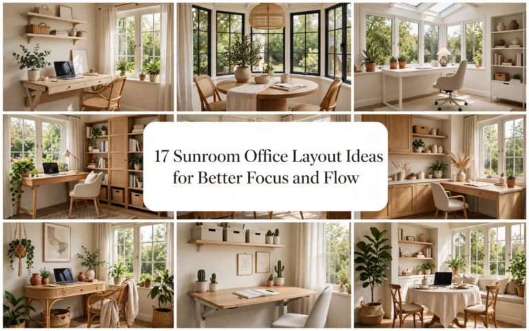 Sunroom Office Layout Ideas for Better Focus and Flow