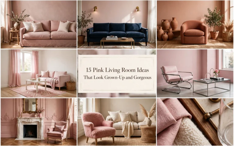 Pink Living Room Ideas