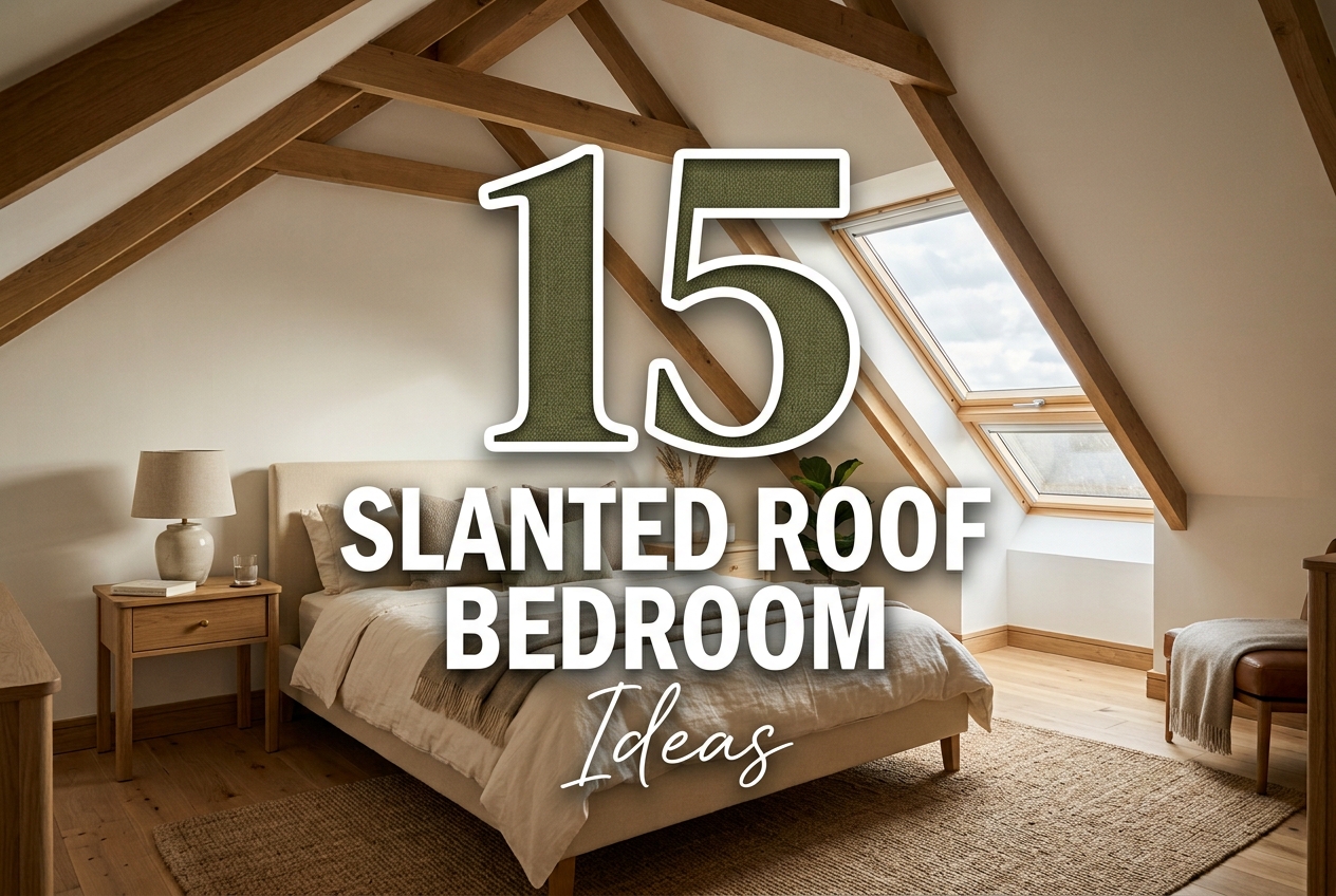 slanted roof bedroom ideas