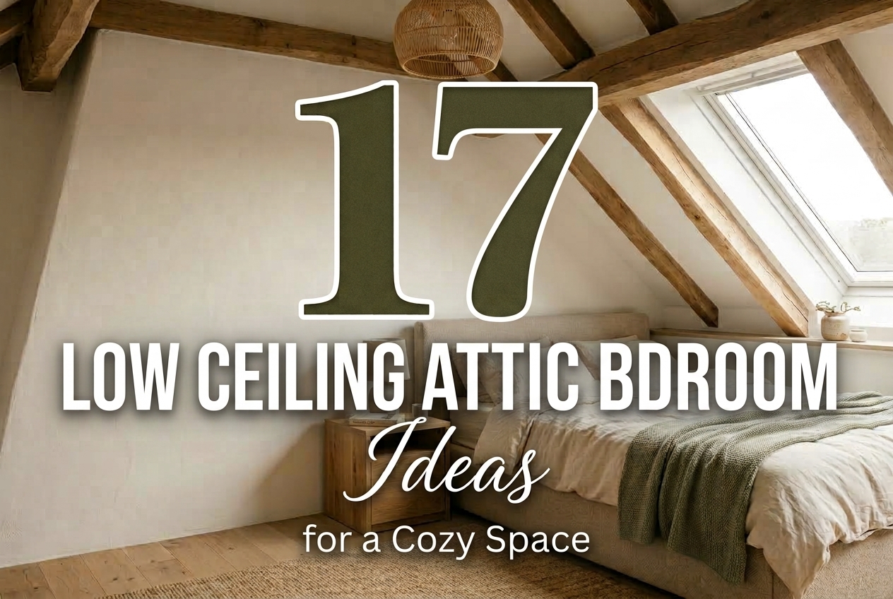 low ceiling attic bedroom ideas