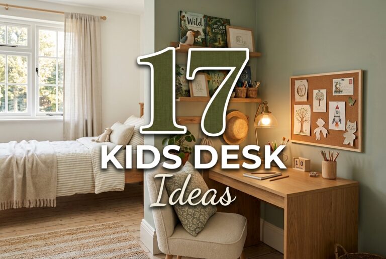 17 Kids Desk Ideas for a Cozy Bedroom Nook