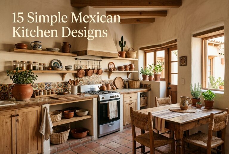 simple mexican kitchen designs