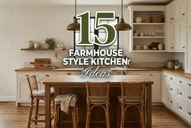 15 Farmhouse Style Kitchen Ideas for a Cozy Kitchen