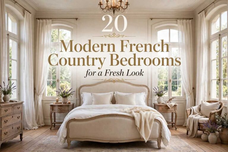 modern french country bedrooms