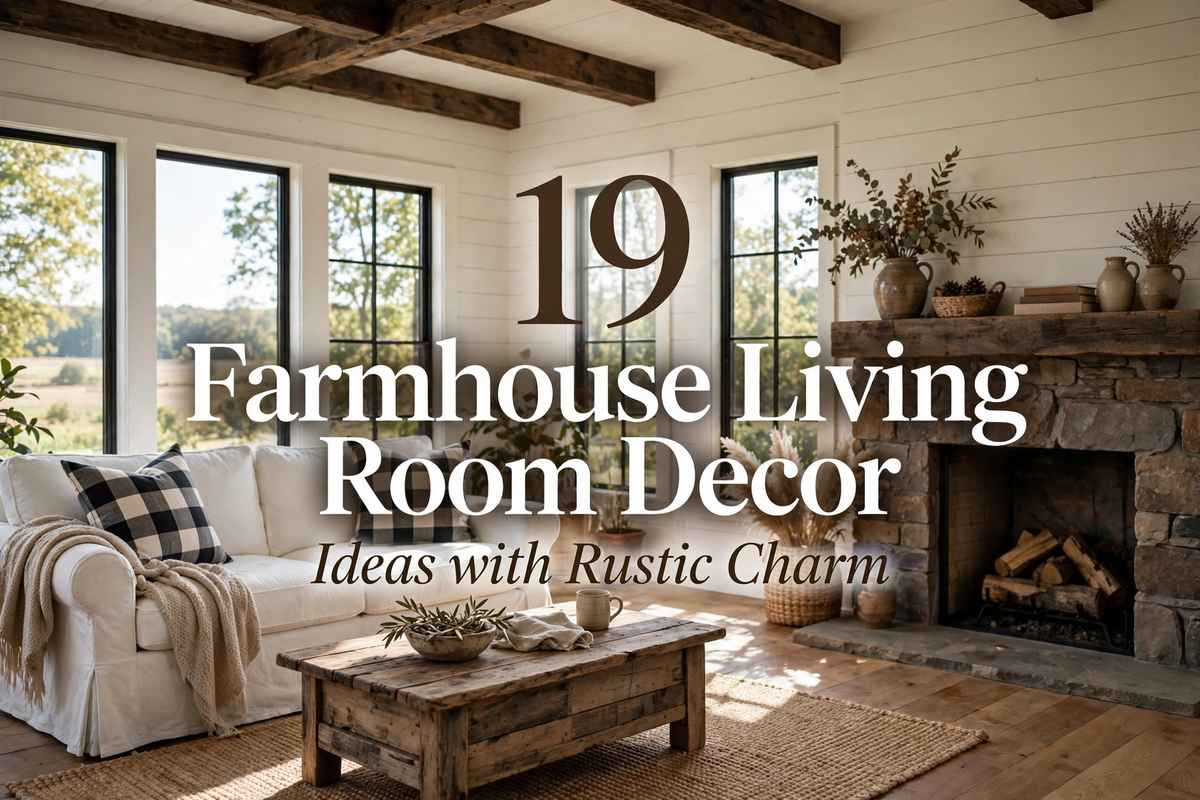 farmhouse living room decor