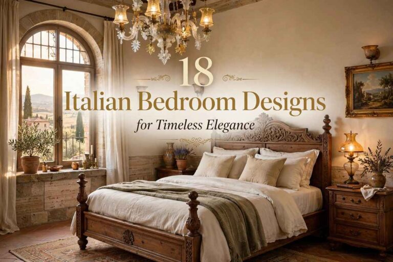 italian bedroom designs