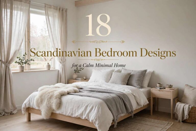 scandinavian bedroom