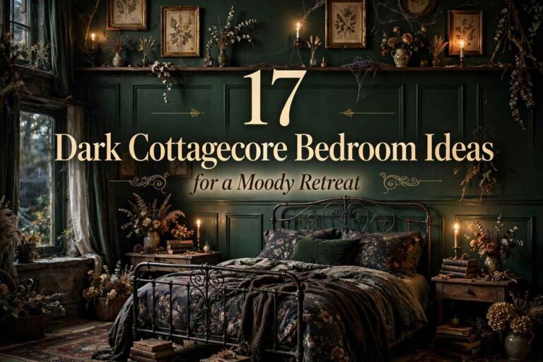 dark cottagecore bedrooms