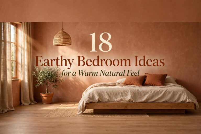 earthy bedroom