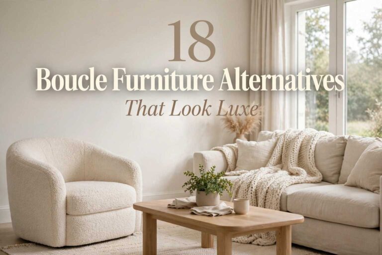 boucle furniture alternatives