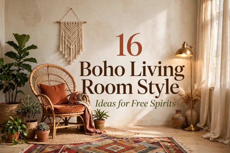 boho living room style