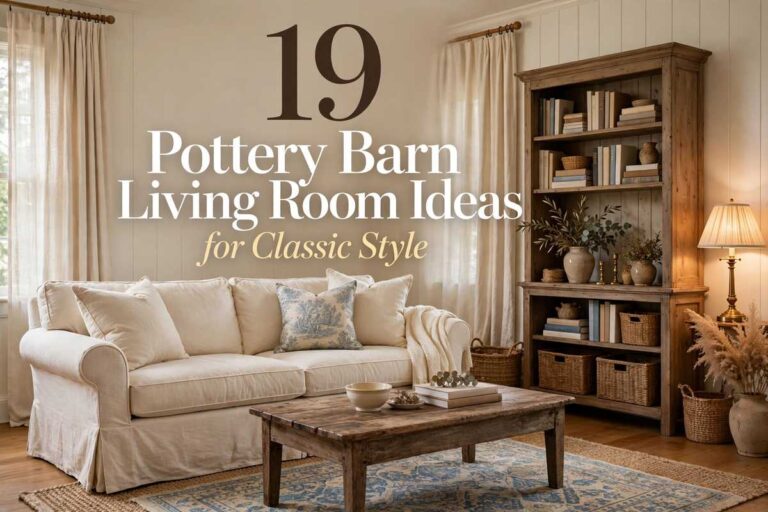pottery barn living room ideas