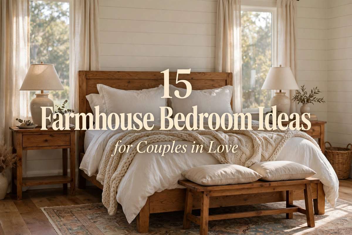 15 Farmhouse Bedroom Ideas for Couples in Love