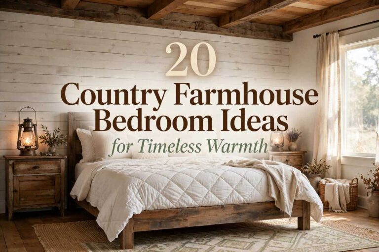 15+ country farmhouse bedroom ideas
