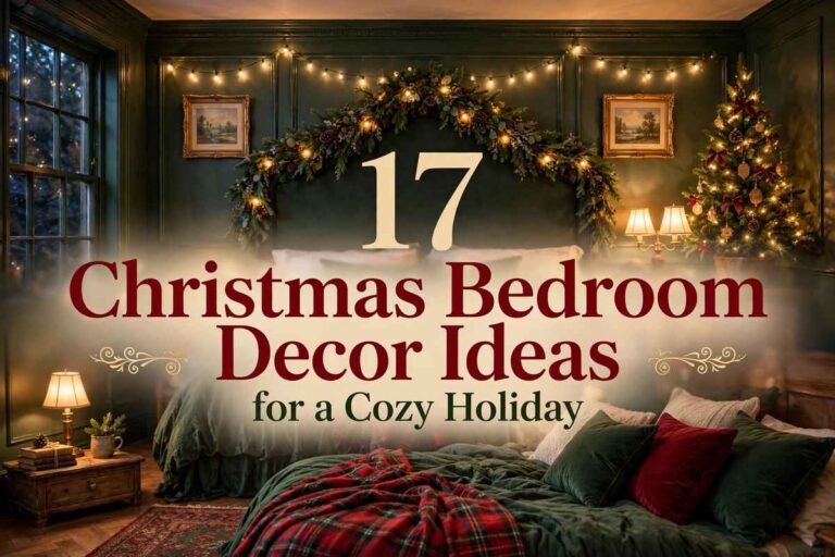 christmas bedroom decor ideas