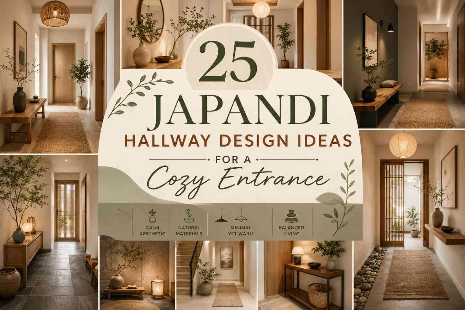25 Japandi Hallway Design Ideas