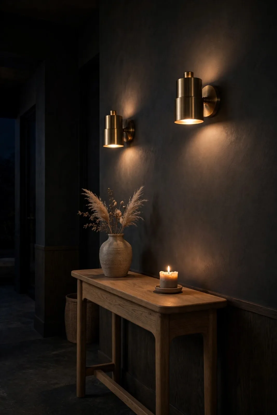 Dimmable Wall Sconces for Evening Warmth