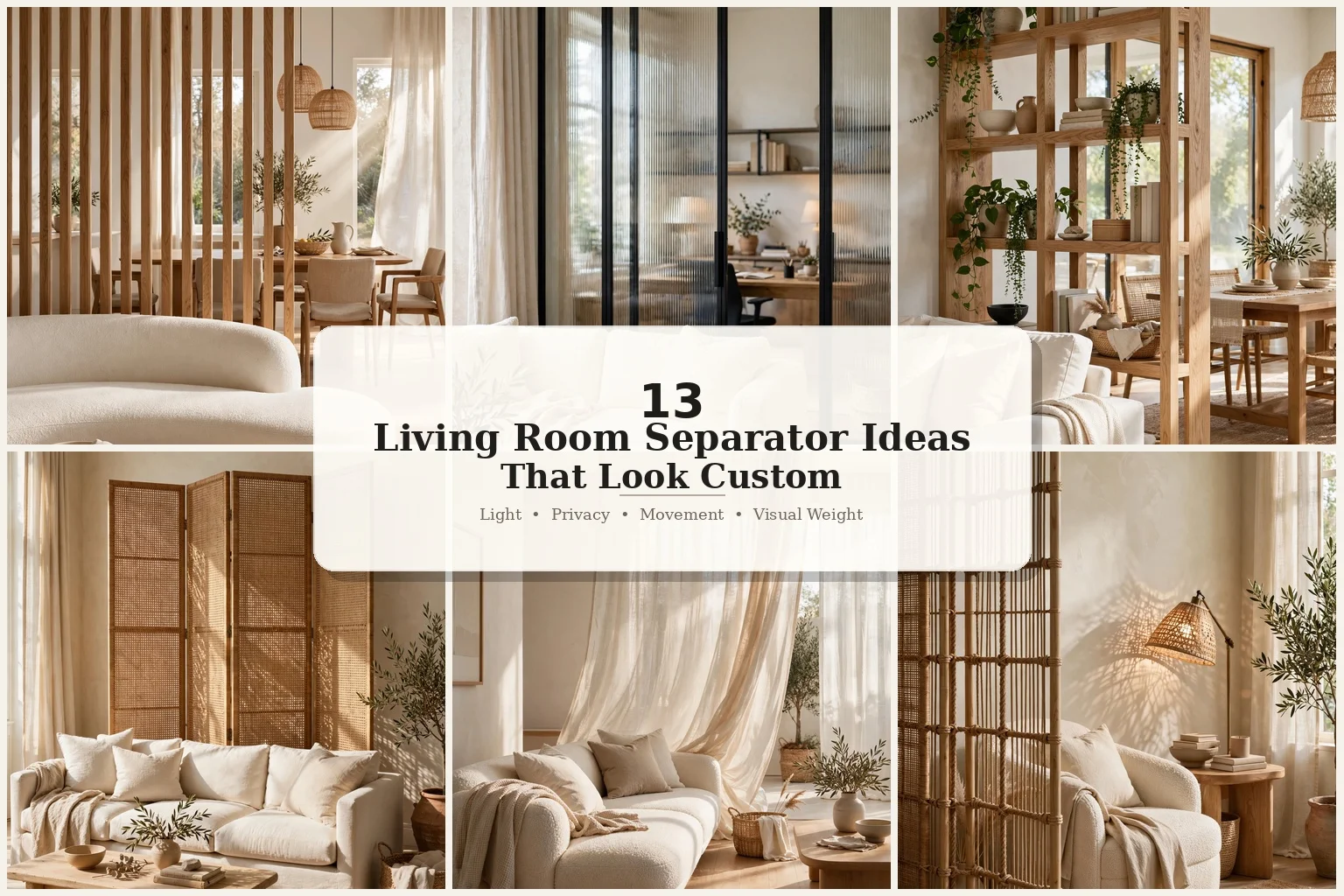 Living Room Separator Ideas That Look Custom