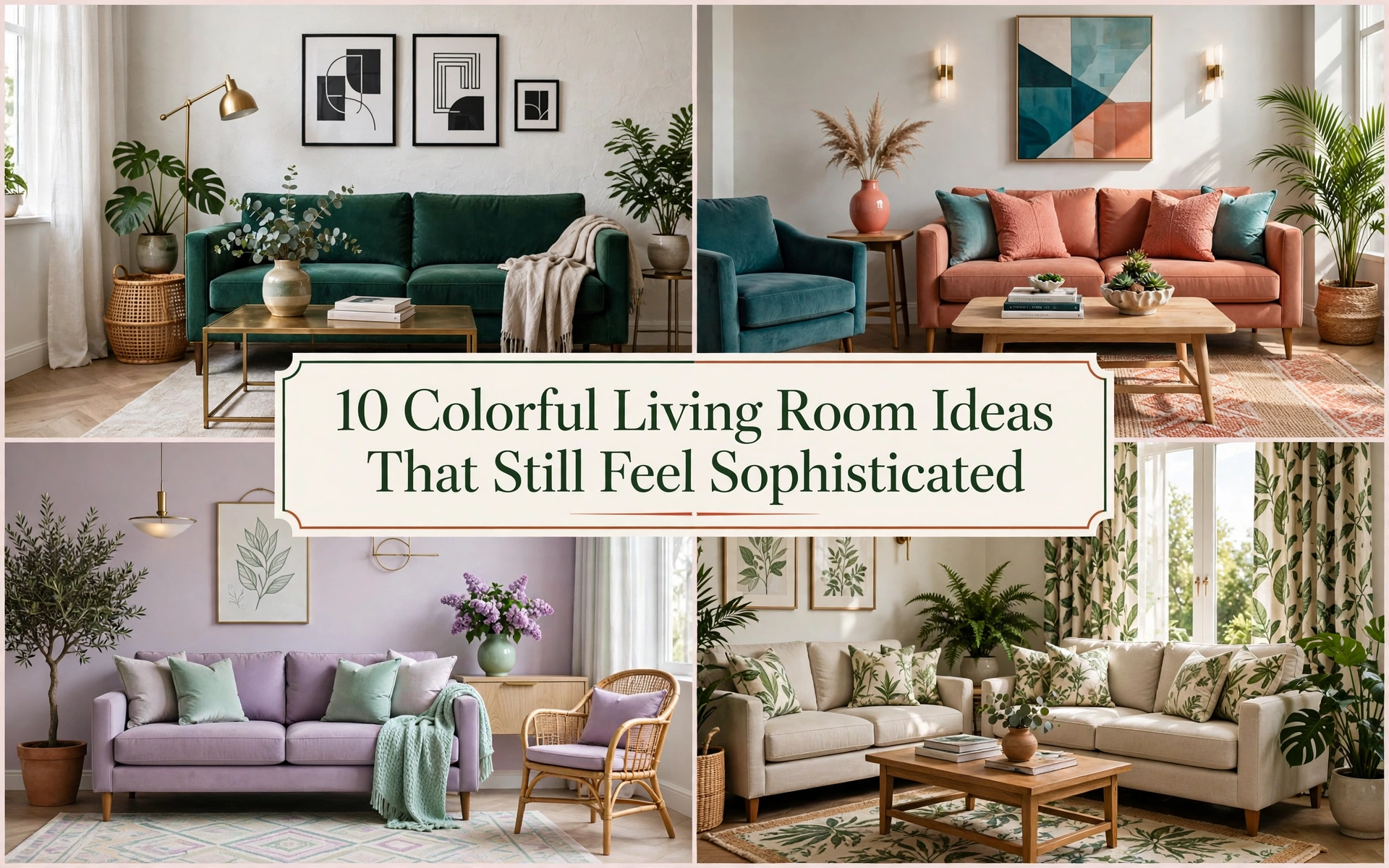 Colorful Living Room Ideas That Still Feel Sophisticated